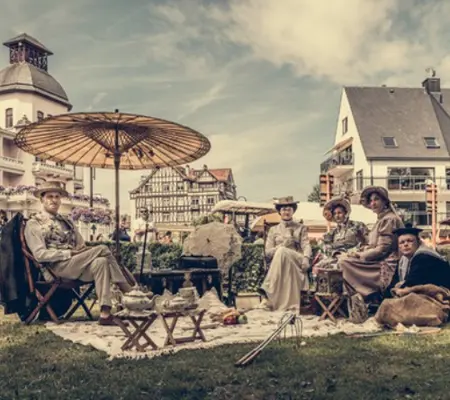Picknick in Belle Epoque-stijl voor de villa’s van De Haan